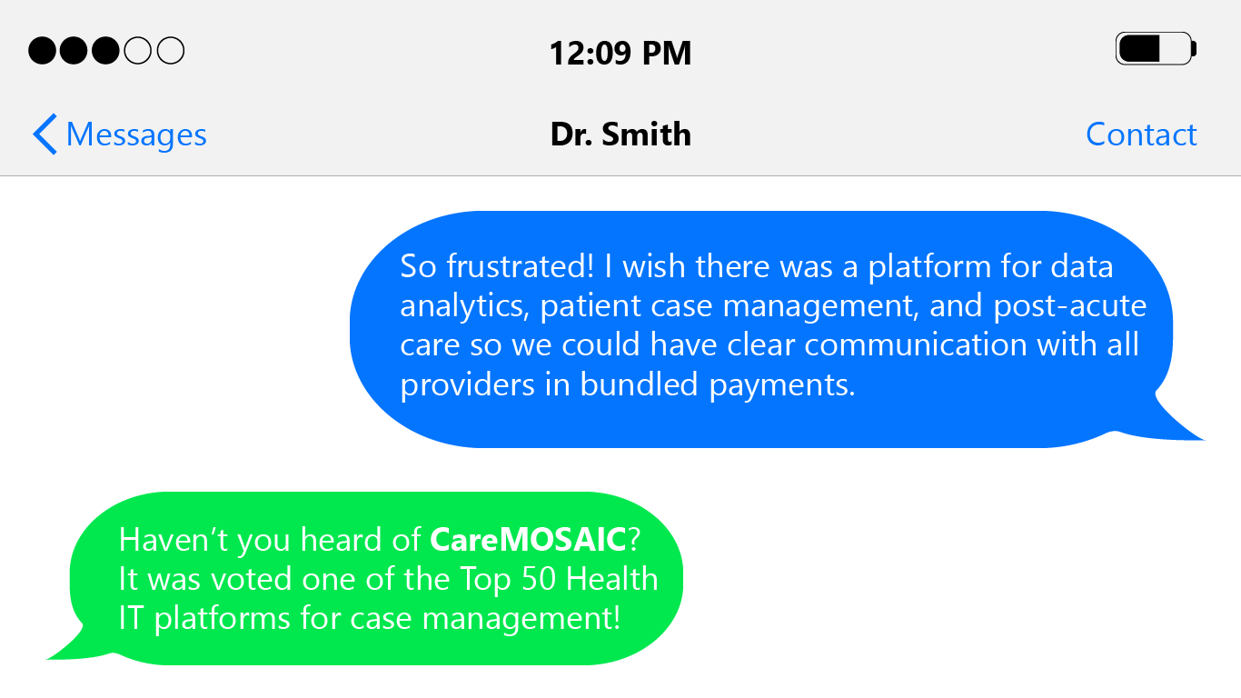 Why was CareMOSAIC voted Top 50 Health IT Platforms in the US?
